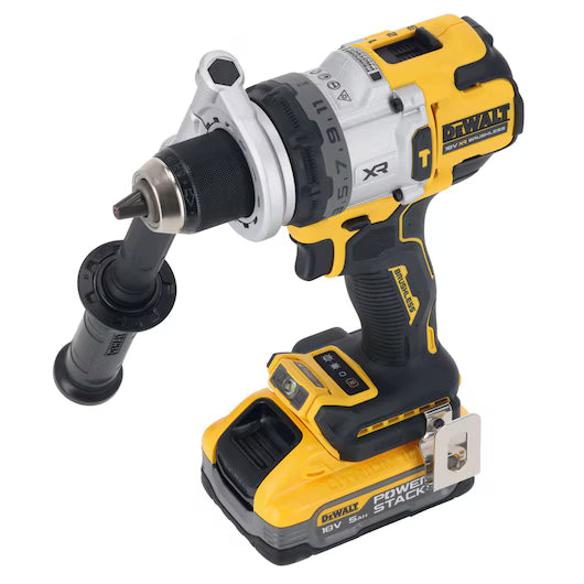 DEWALT DCD1007H2T 18V COMBI DRILL POWERSTACK 2 X DCBP518