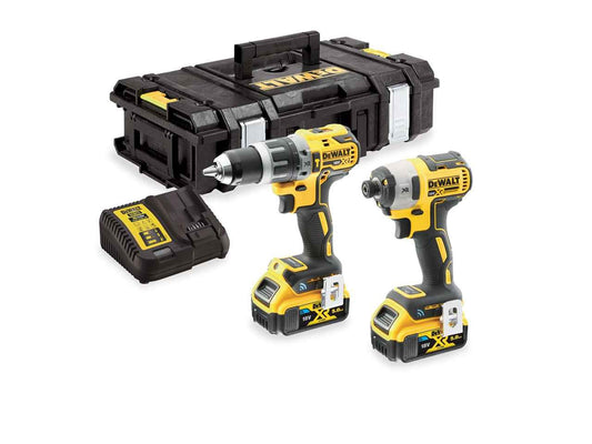 DEWALT DCK2500P2B 18V XR TWIN KIT BLUETOOTH CONNECT 2 X 5AH