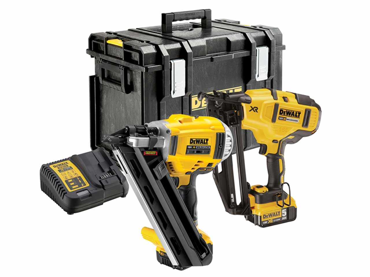 DEWALT 18V NAILER TWIN PACK DCN660 DCN692 2 X 5.0AH