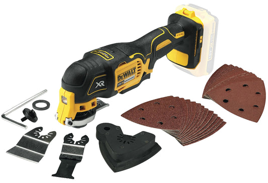 DEWALT DCS355N 18V XR MULTI TOOL BODY ONLY + ACCESSORIES