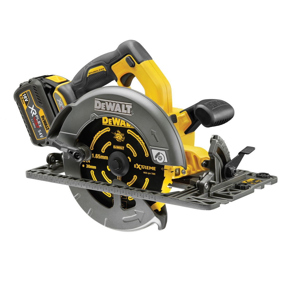 DEWALT DCS576 54V XR FLEXVOLT CIRCULAR SAW 2 x 6.0AH