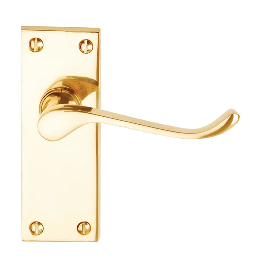 VICTORIAN SCR LEVER LATCH BR FURNITURE