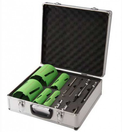 SITE TUFF DIAMOND CORE SET 42-127mm 12PC INC ACCESSORIES