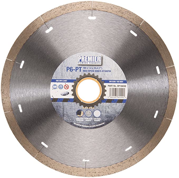 115mm X 22.2 P6-PT CONTINUOUS TILE DIAMOND BLADE DP16820