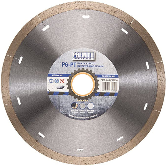 115mm X 22.2 P6-PT CONTINUOUS TILE DIAMOND BLADE DP16820