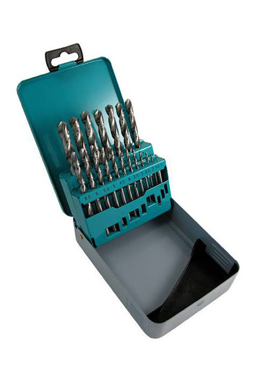 19 PIECE HSS GROUND DRILL BIT SET REISSER 146028 DIN338