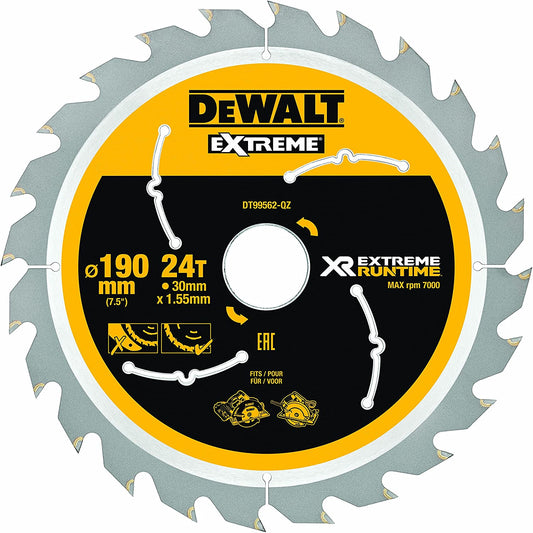 FLEXVOLT 190 x 30mm 24T CIRCULAR SAW BLADE