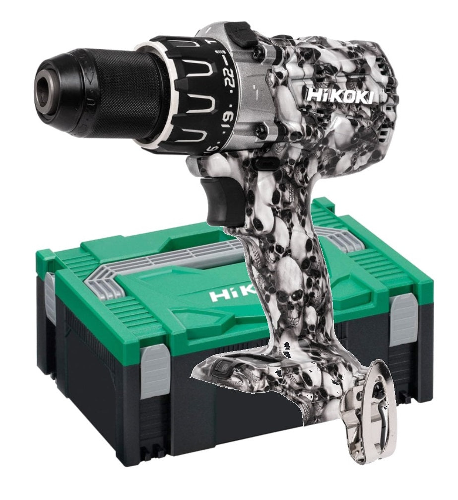 HIKOKI DV18DBXL 18V COMBI DRILL IN CASE SP ED SKULL