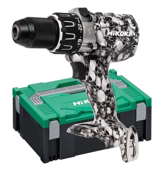 HIKOKI DV18DBXL 18V COMBI DRILL IN CASE SP ED SKULL