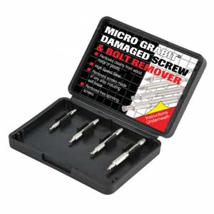 TREND SCREW & BOLT REMOVER MICRO GRABIT 4PC SET