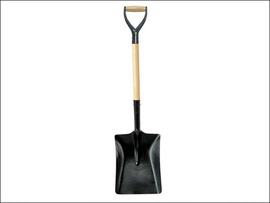 FAITHFULL WOODEN HANDLE SHOVEL FAIOSS2T SQ MOUTH T HANDLE