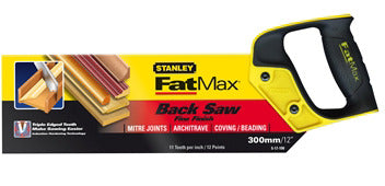 STANLEY 2-17-199 FAT MAX BACK SAW (TENON SAW)