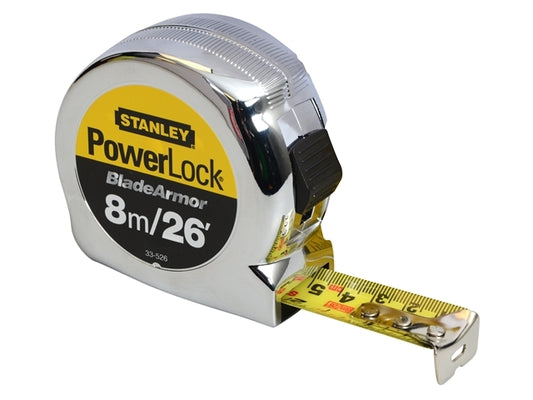 STANLEY 33-526 POWERLOCK TAPE 8 METRE (FORMERLY 33-428)