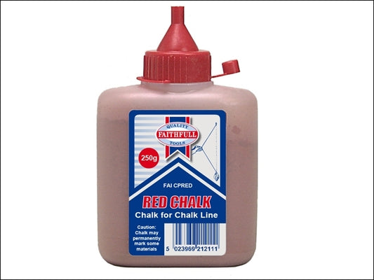 FAITHFULL RED CHALK 250G FAICPRED