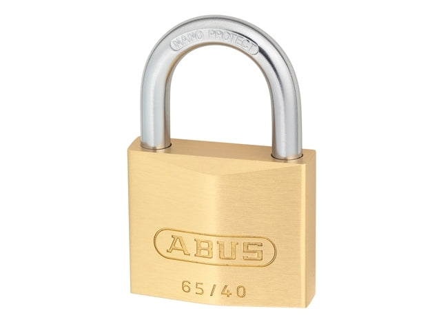 ABUS BRASS PADLOCK 65C 40MM