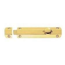 AQ82 BRASS SURFACE BOLT 150MM