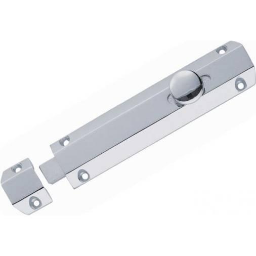 AQ83CP CHROME 200MM SURFACE BOLT