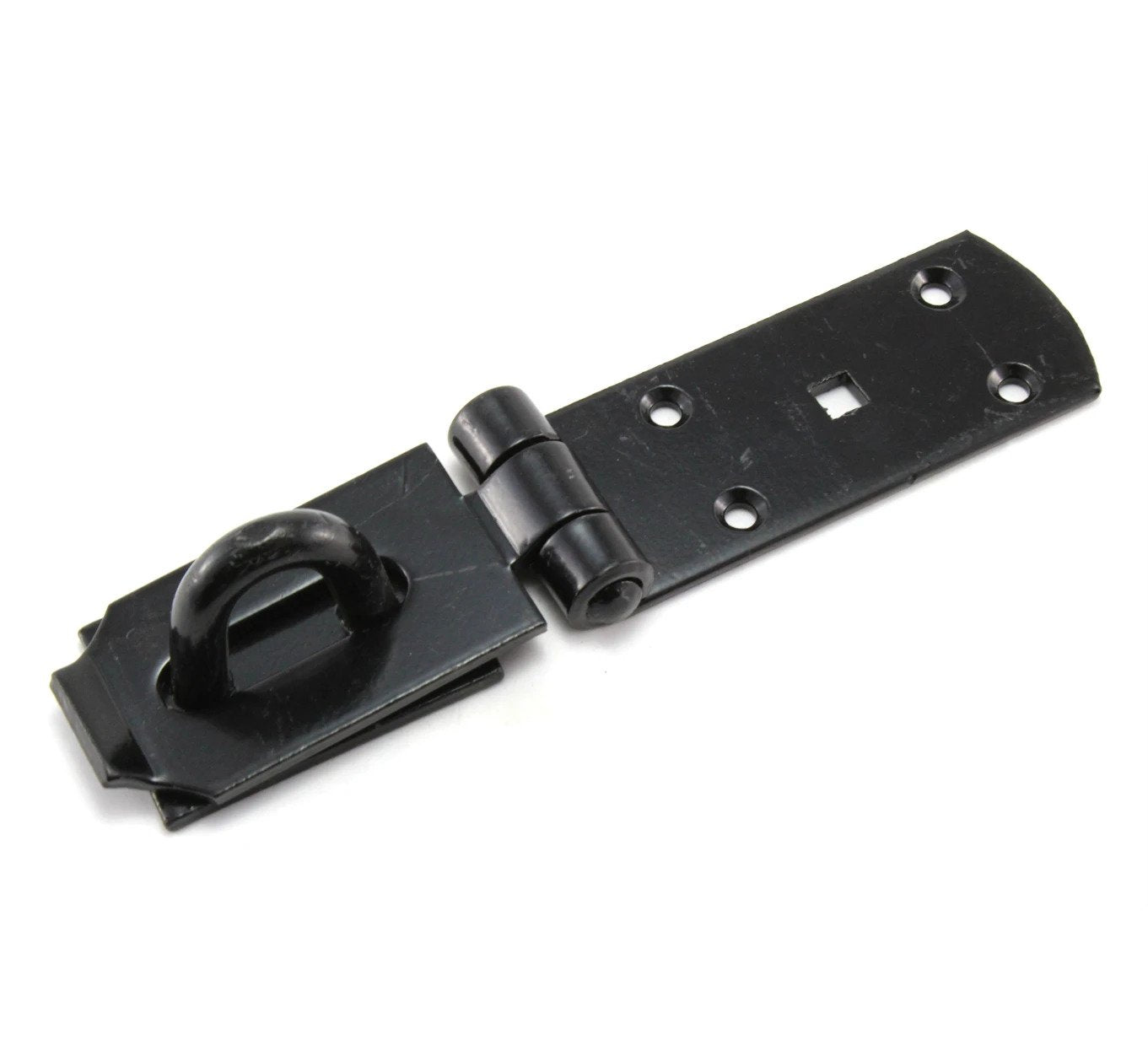 1375 HASP & STAPLE BLACK 8" MEDIUM DUTY HS149M