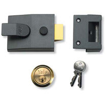 YALE 89 PB  STD GREY NIGHT LATCH *DES*