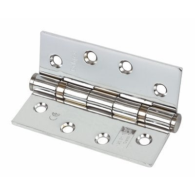 5315 P0740 POLISHED ST/STEEL GRADE 13 HINGE *PAIR* 100MM 4"