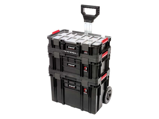 TREND MS/C/SET3C 3 PCE COMPACT MODULAR STORAGE CART
