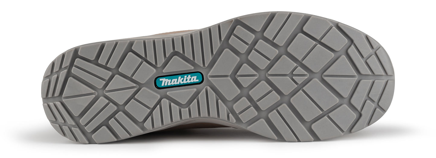 MAKITA MK402M ANJO SAFETY BOOT SIZE 8 STONE LEATHER