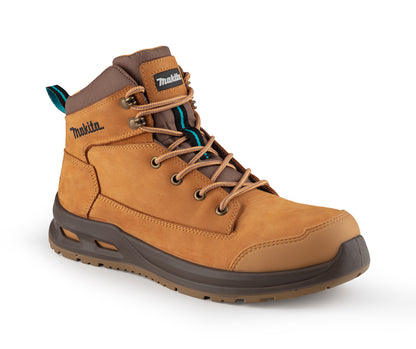 MAKITA MK403M KYOTO SAFETY BOOT SIZE 11 TAN LEATHER