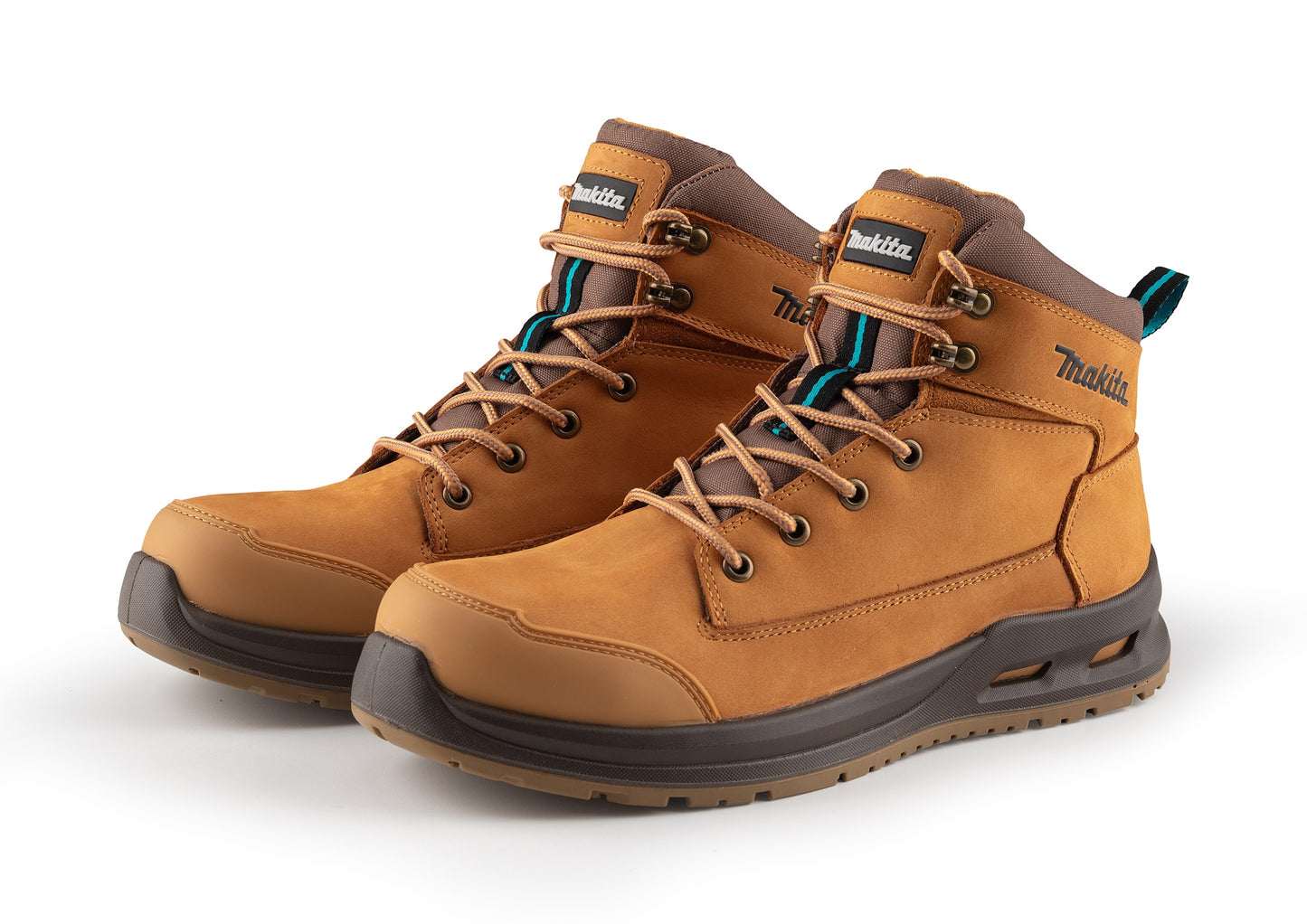 MAKITA MK403M KYOTO SAFETY BOOT SIZE 11 TAN LEATHER