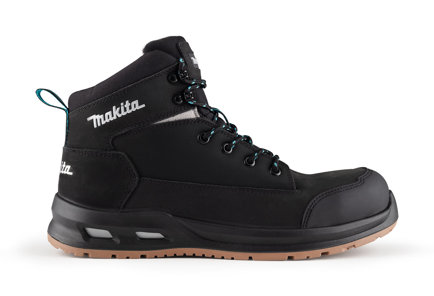 MAKITA MK401M OSAKA SAFETY BOOT BLACK SIZE 9 NUBUCK