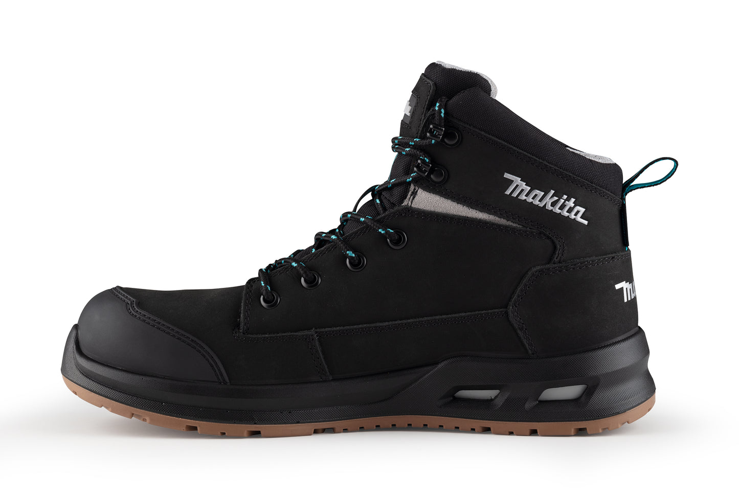 MAKITA MK401M OSAKA SAFETY BOOT BLACK SIZE 9 NUBUCK