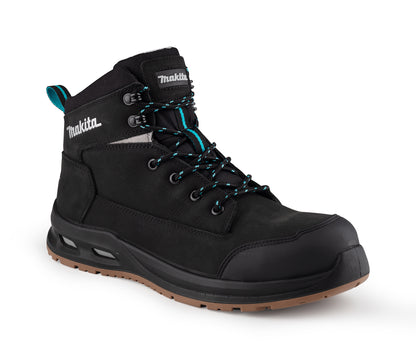 MAKITA MK401M OSAKA SAFETY BOOT BLACK SIZE 9 NUBUCK
