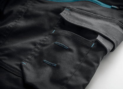 MAKITA MK303M VECTOR STRETCH TROUSERS BLACK W34" L29"