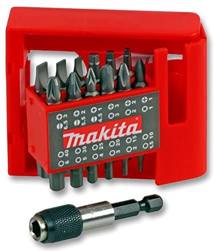 MAKITA 25 PIECE BIT SET ASSORTED HEADS 25MM P-49965