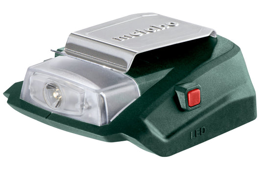 METABO PA14.4-18 LED USB POWER ADAPTOR AND LIGHT
