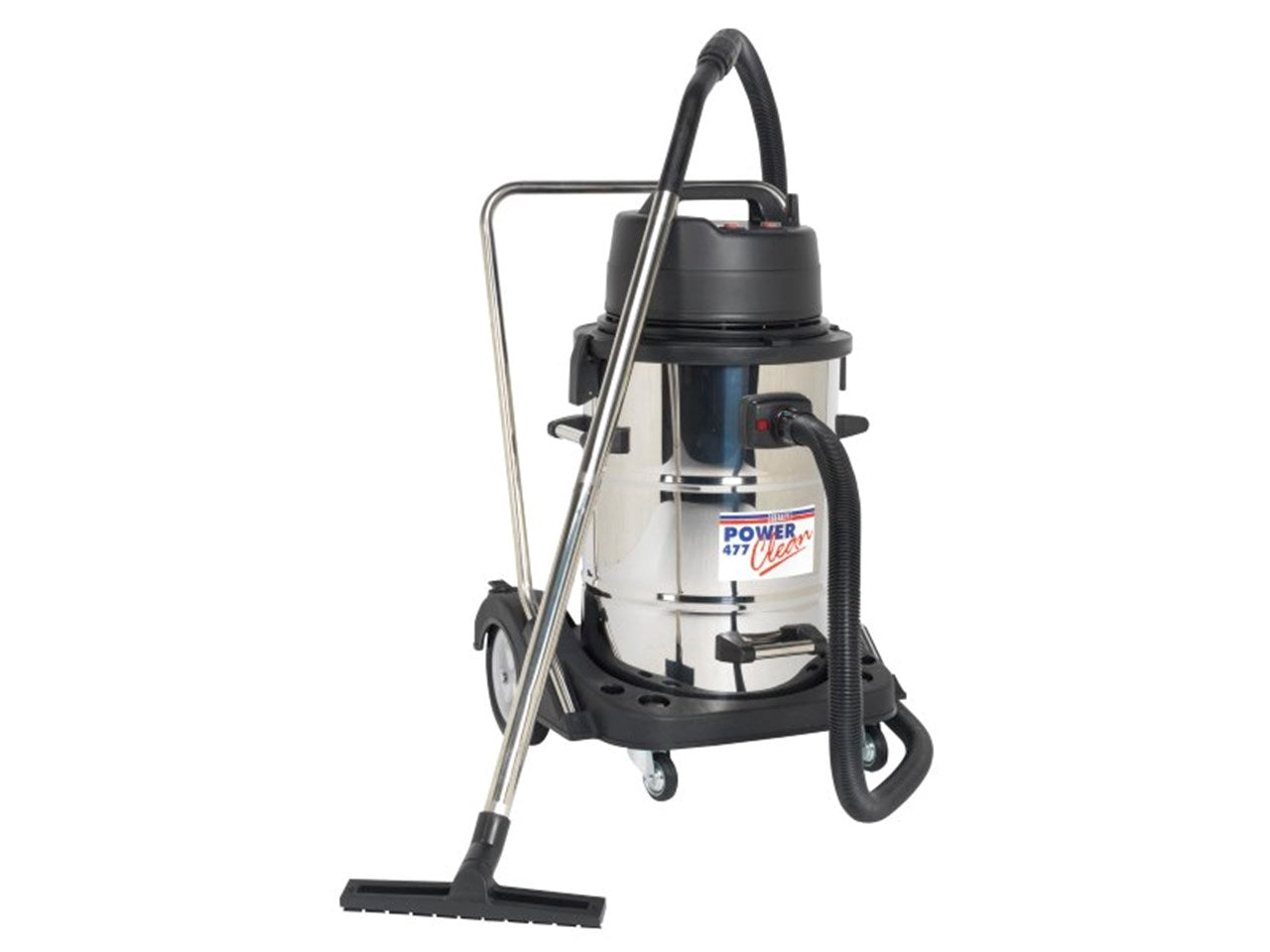 Vacuum Cleaner Industrial Wet & Dry 77L Stainless Steel