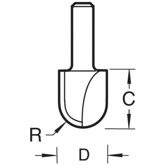 TREND 12/6 TC 1/4" *DES*