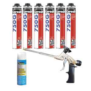 6xFOAM PLUS 1X GUN & CLEANER