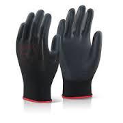 PU THIN EASY WORK GLOVE PAIR A120BKR SIZE 9 L