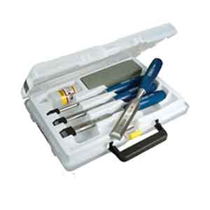 STANLEY 6PC CHISEL SET 0-16-130 + SHARPENING STONE
