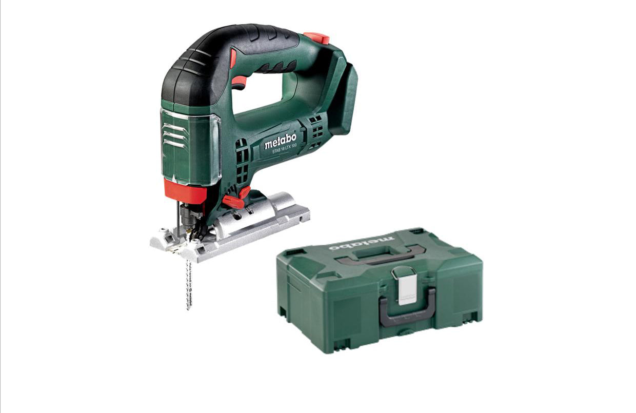 METABO STABLTX100 18V JIGSAW BODY IN METALOC CASE