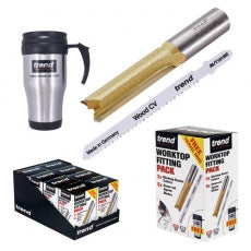TREND WORKTOP FITTING PACK C/W MUG (DEAL/TRC/18S3)