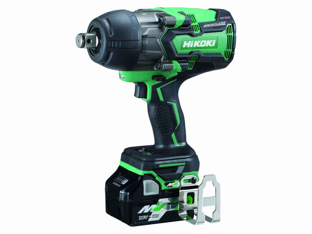 HIKOKI WR36DBJRZ MULTIVOLT IMPACT WRENCH 1/2" 2 X 36V
