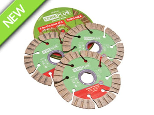115mm Diamond Blade Triple Pac Coreplus