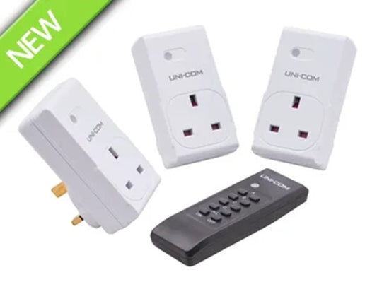 Unicom Remote Control Sockets Set of 3