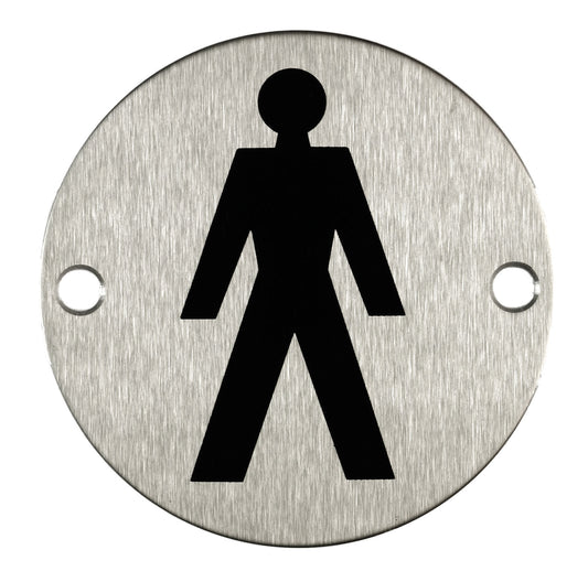X2001S 76MM MALE SYMBOL DOOR SIGN SSS