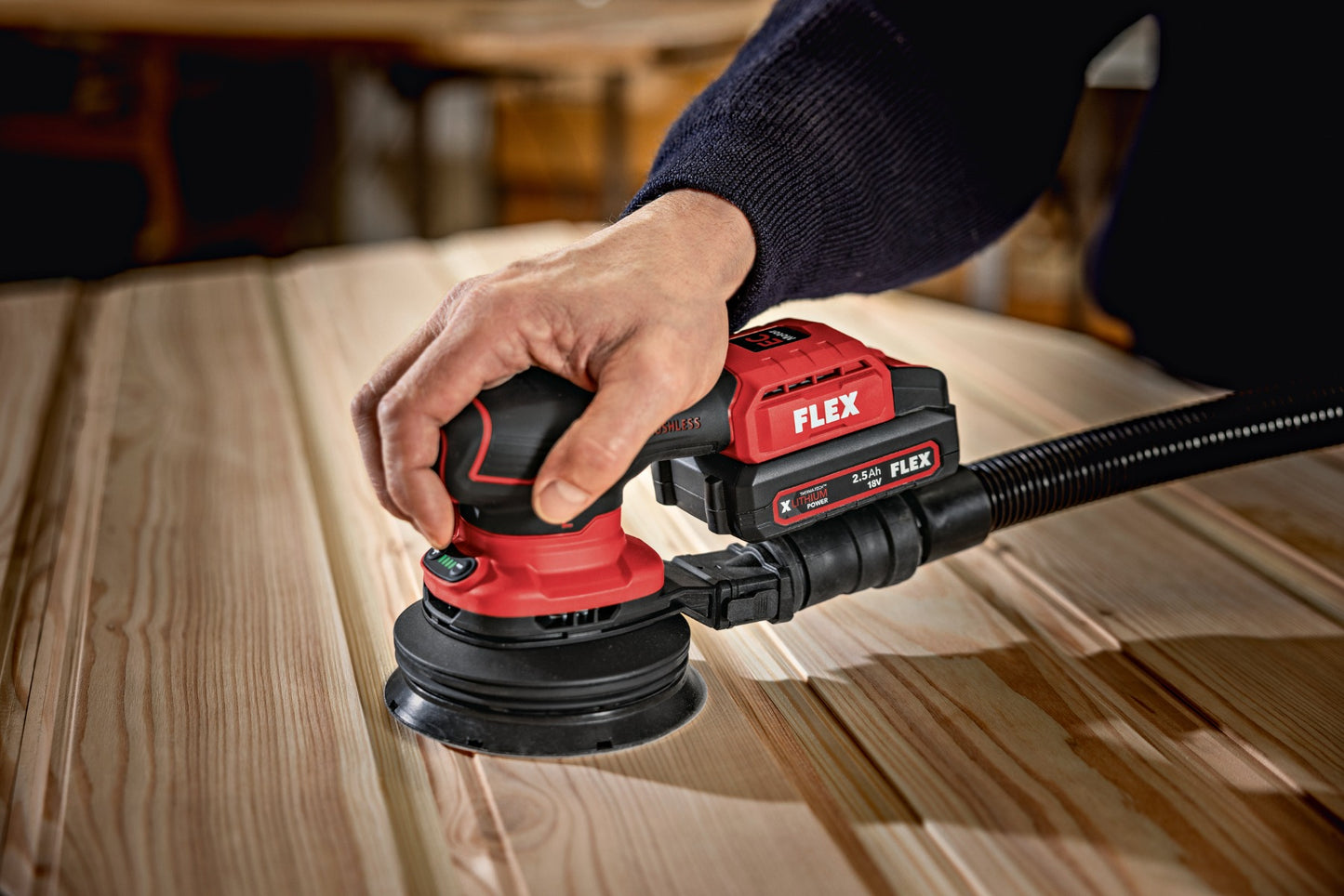FLEX ORE 2-125 18-EC C 18V RANDOM ORBITAL SANDER BODY