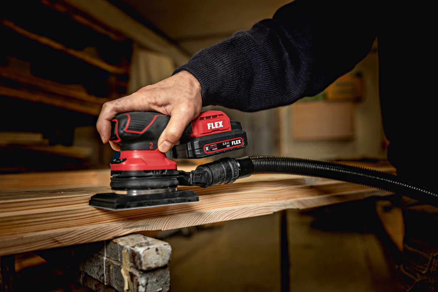 FLEX OSE 2-80 18EC C 18V RANDOM ORBITAL SANDER BODY