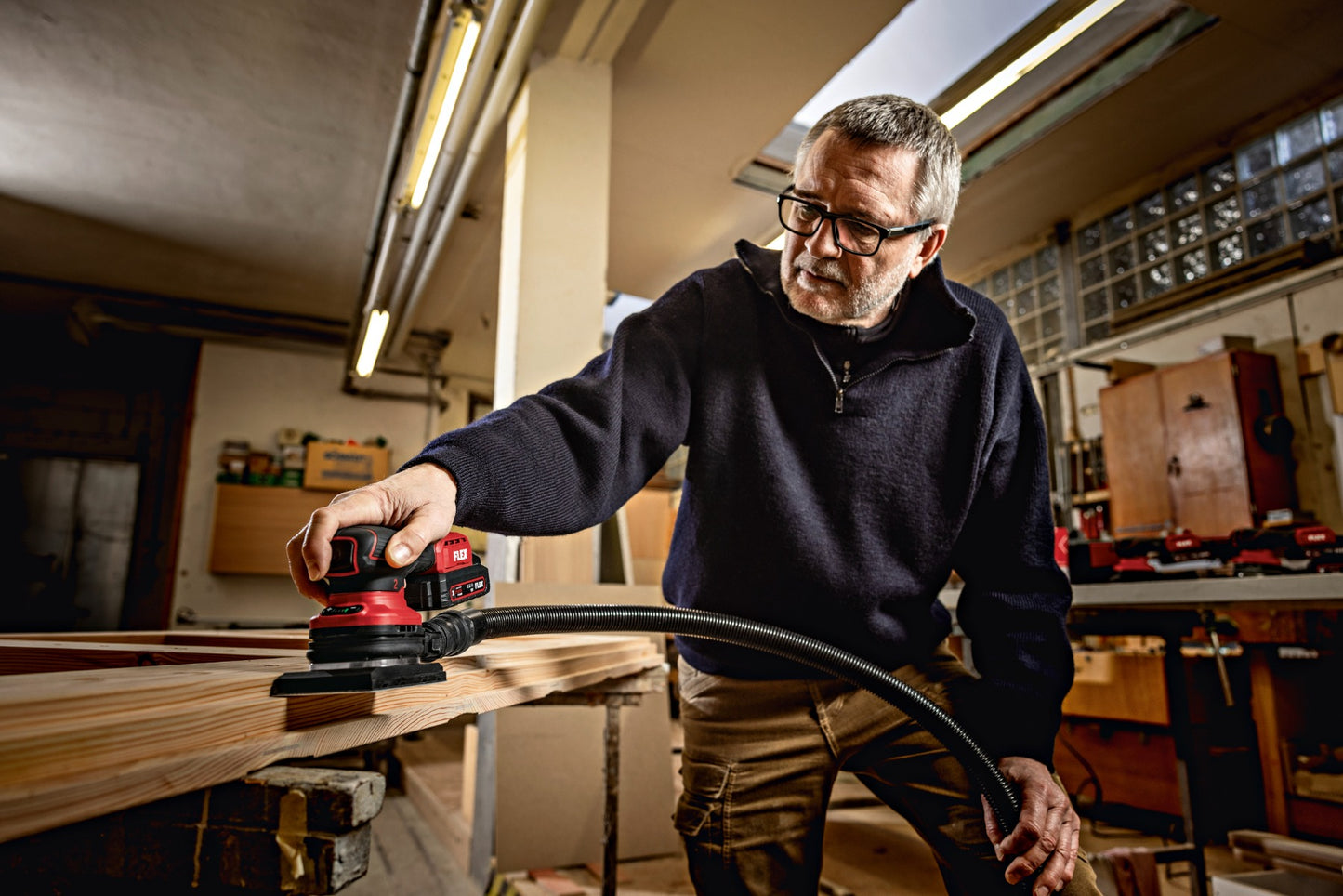 FLEX OSE 2-80 18EC C 18V RANDOM ORBITAL SANDER BODY
