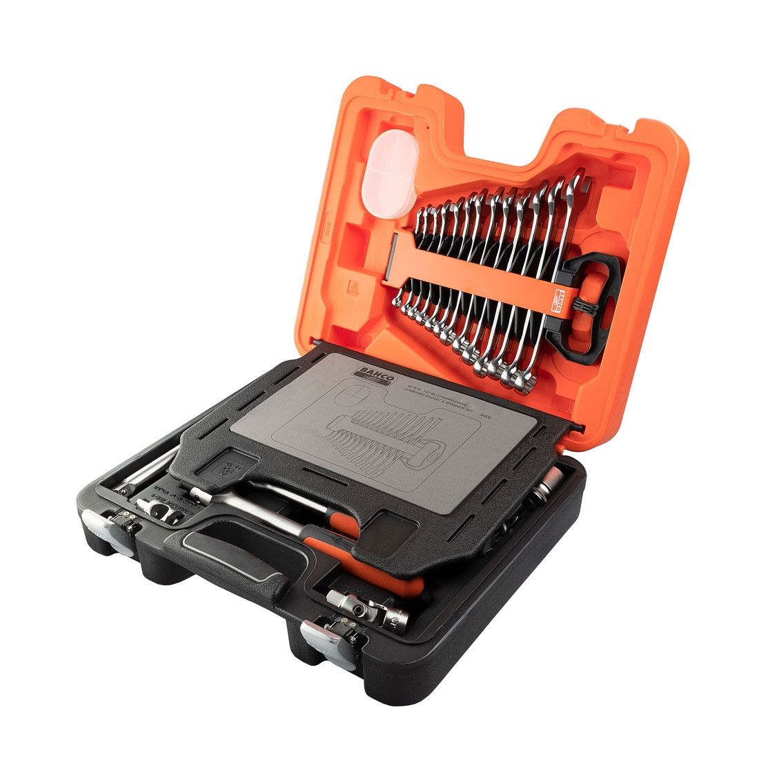 BAHCO S400 1/2 DRIVE SOCKET AND SPANNER SET 40PCE