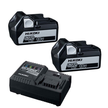HIKOKI 18V UC18YSL3 BSL1850 X CHARGER & 2 BATTERIES